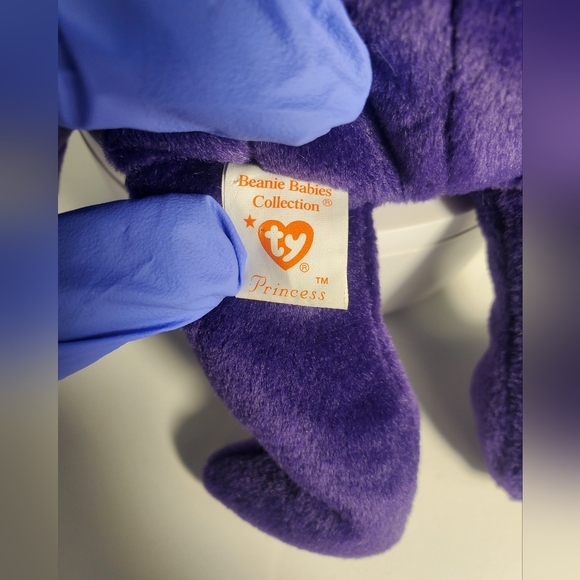 NWT Beanie Baby ty Official Princess The Bear - Picture 6 of 11